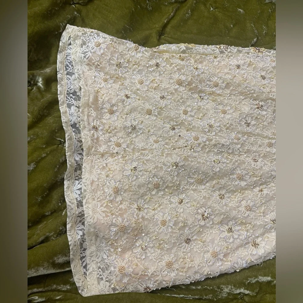 Topshop yellow sequin beaded embroidered sparkle strappy shift dress winx - Picture 6 of 14